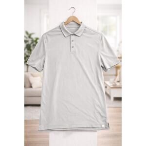 IZOD Gray Golf Shirt Size Large